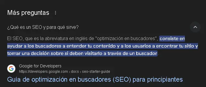 Resultados enriquecidos